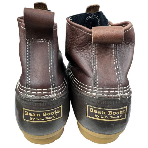 L.L. Bean Men’s Brown Waterproof Chelsea Duck Boot Size US 13 - Picture 8 of 10